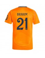 Real Madrid Brahim Diaz #21 Bortedrakt 2024-25 Korte ermer